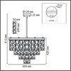 Миниатюра фото потолочная люстра на штанге lumion pamella 8423/9 | 220svet.ru